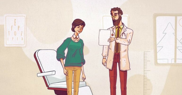 Záber z animovaného edukačného videa Práva pacienta pre Hematologický pacient z produkcie Shape Production